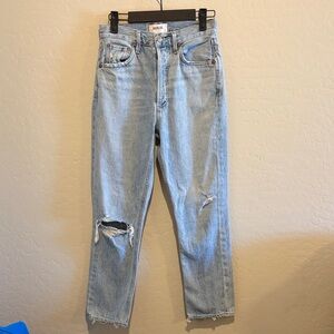 Agolde Vintage Blue Straight Leg Jeans